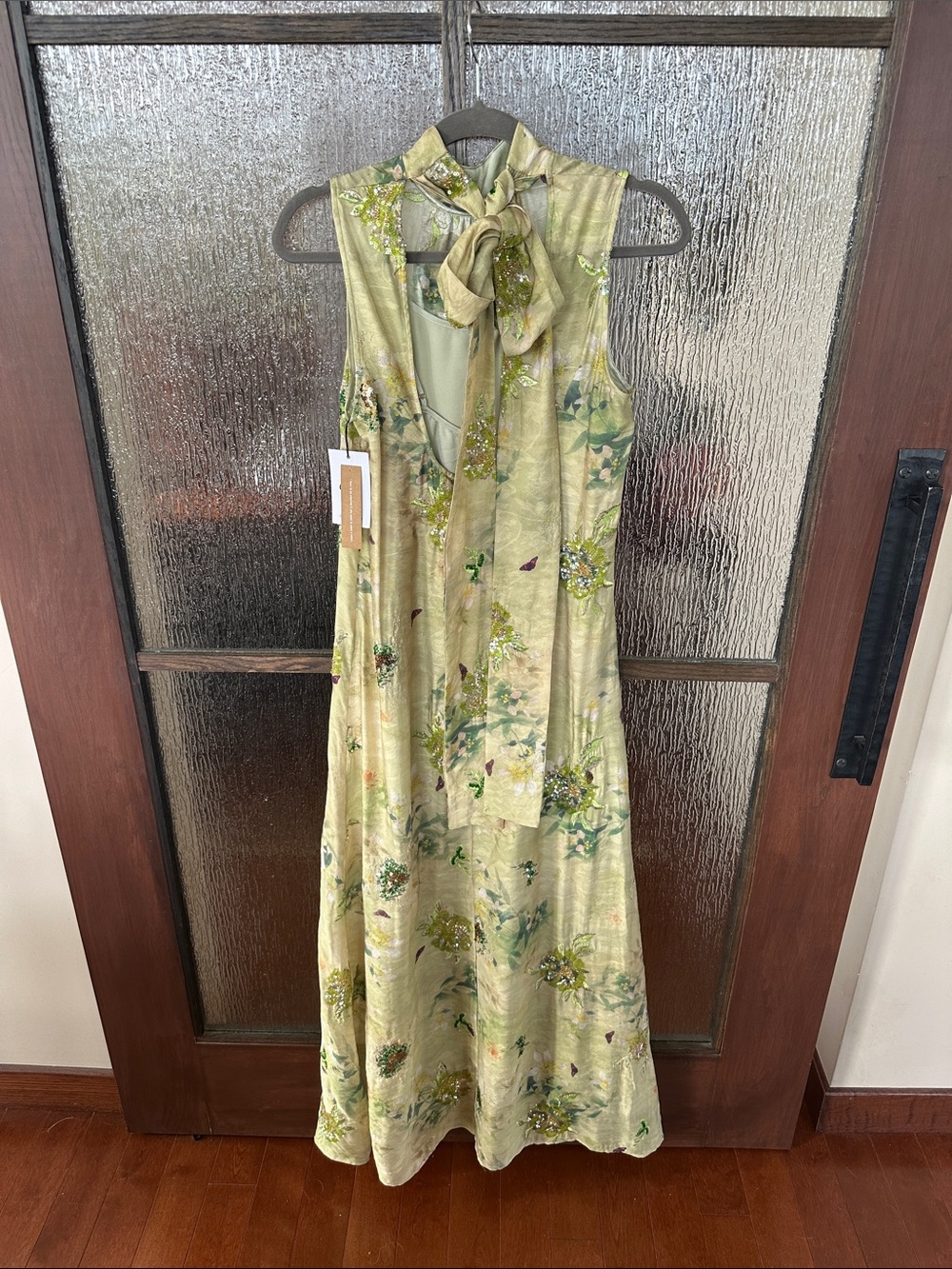 o.p.t Halter and sequin Naia Dress size Medium NWT. - Picture 10 of 17